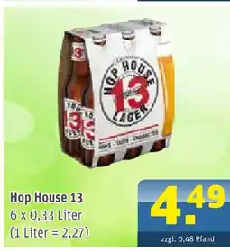 Getränke Arena Hop house 13 Angebot
