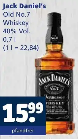Getränkewelt Jack daniel's old no.7 whiskey Angebot