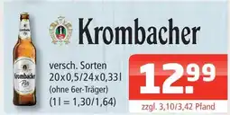 Getränke Oase Krombacher bier Angebot
