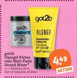 tegut Got2b haargel kleber Angebot