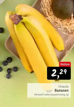 KONSUM Chiquita bananen Angebot