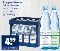 Getränkewelt Burgwallbronn mineralwasser Angebot