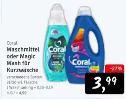 KONSUM Coral waschmittel Angebot