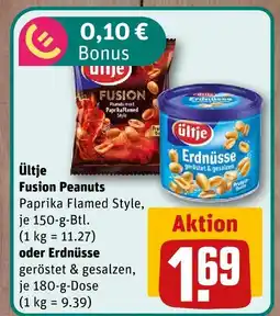 nahkauf Ültje fusion peanuts oder erdnüsse Angebot