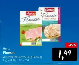 KONSUM Herta finesse Angebot