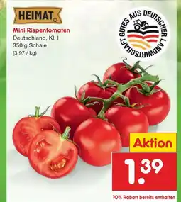 Netto Marken-Discount Heimat mini rispentomaten Angebot
