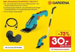 Netto Marken-Discount Gardena akku-grasschere comfortcut li set Angebot