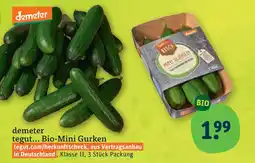 tegut Demeter tegut... bio-mini gurken Angebot