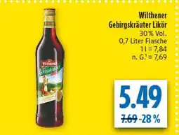 diska Wilthener gebirgskräuter likör Angebot