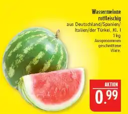Marktkauf Wassermelone rotfleischig Angebot