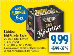 diska Köstritzer edel pils Angebot