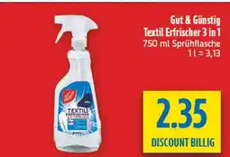 diska Gut & günstig textil erfrischer 3 in 1 Angebot