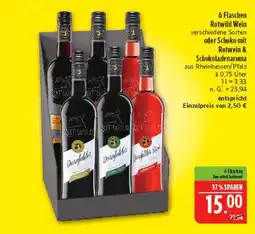 Marktkauf Rotwild rotwild wein oder schoko mit rotwein & schokoladenaroma Angebot