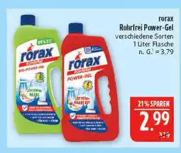 Marktkauf Rorax rohrfrei power-gel Angebot