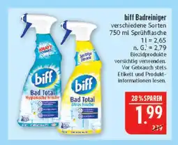 Marktkauf Biff bad total hygienische frische Angebot