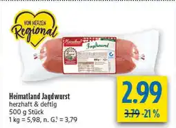 diska Heimatland jagdwurst Angebot
