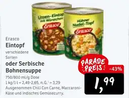 KONSUM Erasco eintopf Angebot
