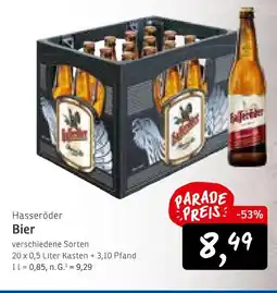 KONSUM Hasseröder bier Angebot