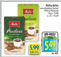 diska Melitta kaffee Angebot