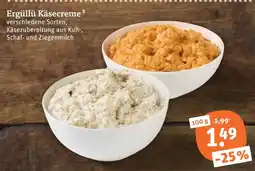 tegut Ergüllü käscreme Angebot