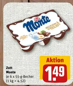 nahkauf Zott monte Angebot