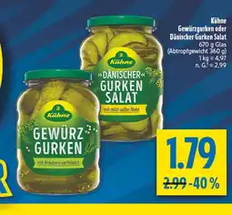 diska Kühne gewürzgurken Angebot