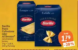 tegut Barilla pasta collezione oder al bronzo Angebot