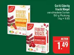Marktkauf Gut & günstig frucht riegel Angebot