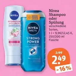 tegut Nivea shampoo Angebot