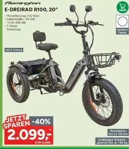 Marktkauf Remington e-dreirad r100 Angebot