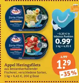 tegut Appel heringsfilets Angebot