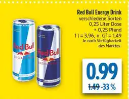 diska Red bull energy drink Angebot