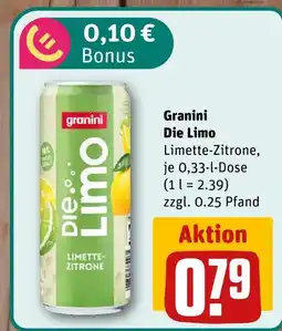 nahkauf Granini die limo Angebot
