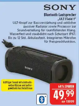 Marktkauf Sony bluetooth-lautsprecher ult field 1 Angebot