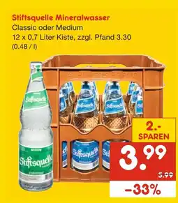 Netto Marken-Discount Stiftsquelle mineralwasser Angebot