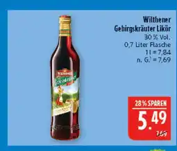 Marktkauf Wilthener gebirgskräuter likör Angebot