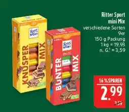 Marktkauf Ritter sport knusper mix Angebot