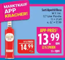 Marktkauf Sarti aperitif rosa Angebot