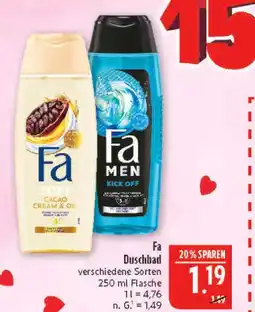 Marktkauf Fa cacao cream & oil Angebot