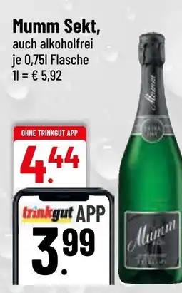 trinkgut Mumm Angebot