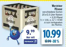 diska Warsteiner pilsener Angebot