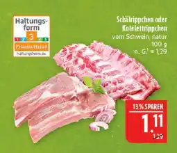 Marktkauf Schälrippchen oder koteletttripchen Angebot