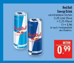 Marktkauf Red bull energy drink Angebot