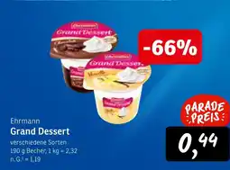 KONSUM Ehrmann grand dessert Angebot