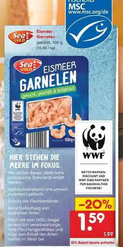 Netto Marken-Discount Sea gold eismeer garnelen Angebot
