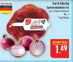 Marktkauf Gut & günstig speisezwiebeln rot Angebot