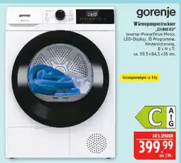Marktkauf Gorenje wärmepumpentrockner „dhne83“ Angebot