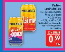 Marktkauf Paulaner spezi Angebot