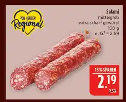 Marktkauf Von herzen regional salami Angebot