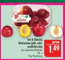 Marktkauf Gut & günstig nektarinen gelbfleischig Angebot